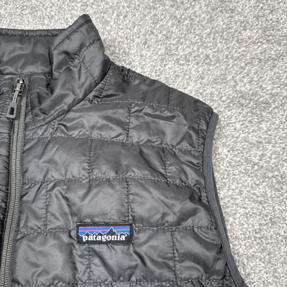 Patagonia Nano Puff Vest Mens S Gray PrimaLoft Insulated Outdoor 84242 - Picture 8 of 11
